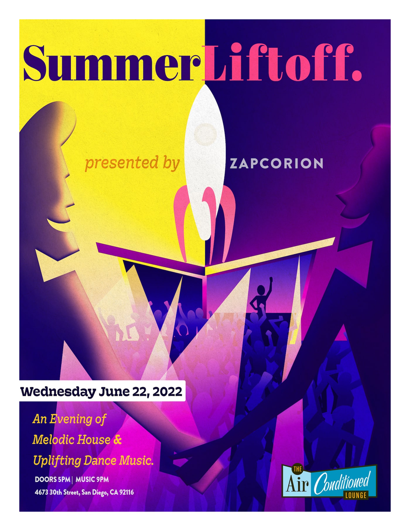 Summer Liftoff Event Poster